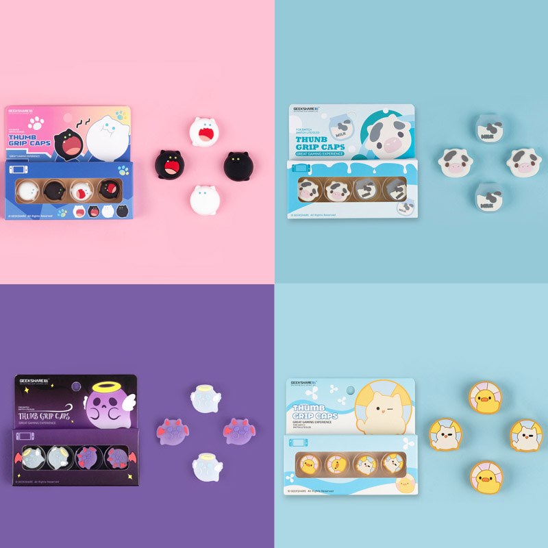 Gaming Accessories Girly - Super Cute Silicone Soft Joycon Thumb