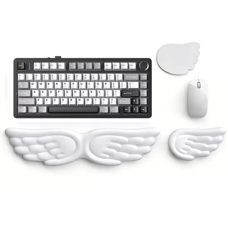 Gaming Accessories Girly - Mechanical Keyboard Mouse Wrist Rest Angel