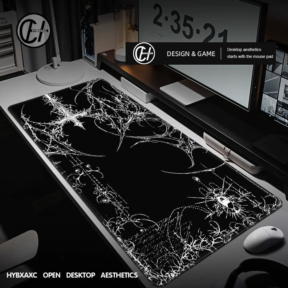 Black White Cybersigilism Desk - Gaming Accessories White 评论和价格