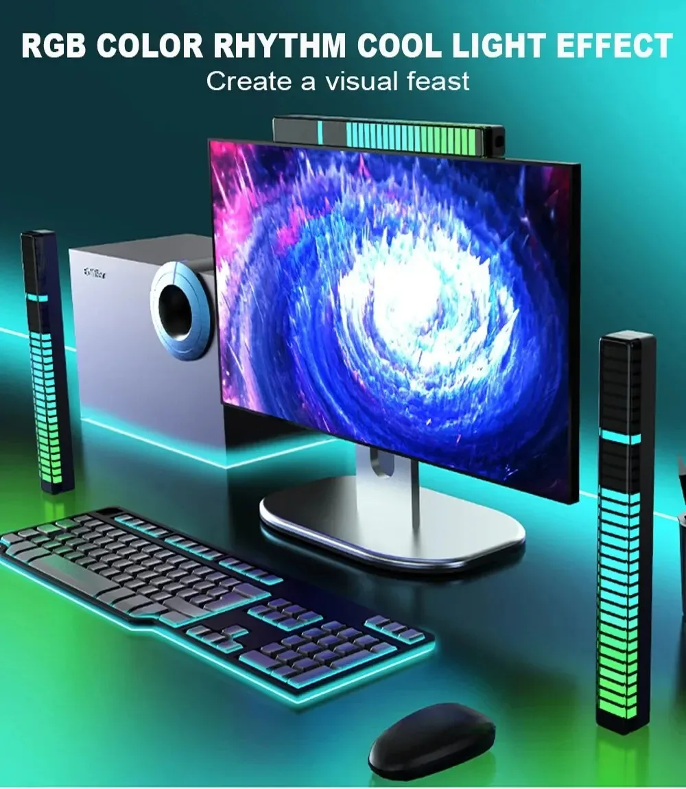 LED Rhythm Gaming Ambient Ligh - Gaming Accessories Lights 评论和价格