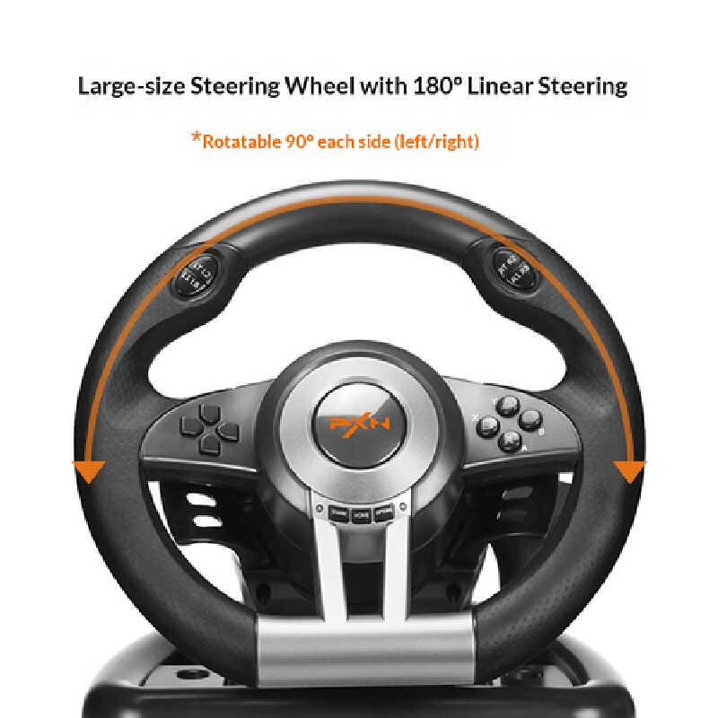 Racing Game Steering Wheel Pxn - Gaming Controllers Xbox Accessories 评论和价格