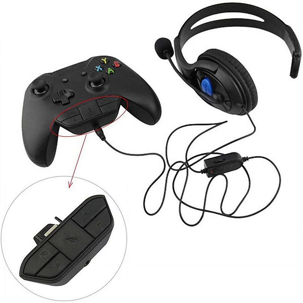Stereo Headset Adapter for Xbo - Gaming Controllers Xbox Accessories 评论和价格