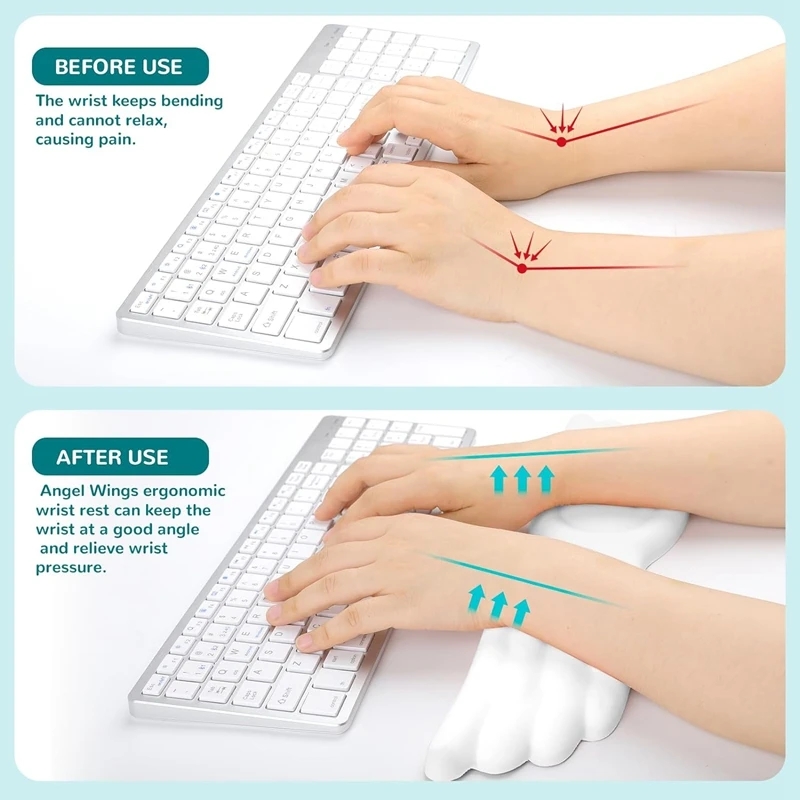 Keyboard Mouse Wrist Rest Ange - Gaming Accessories Girly 评论和价格