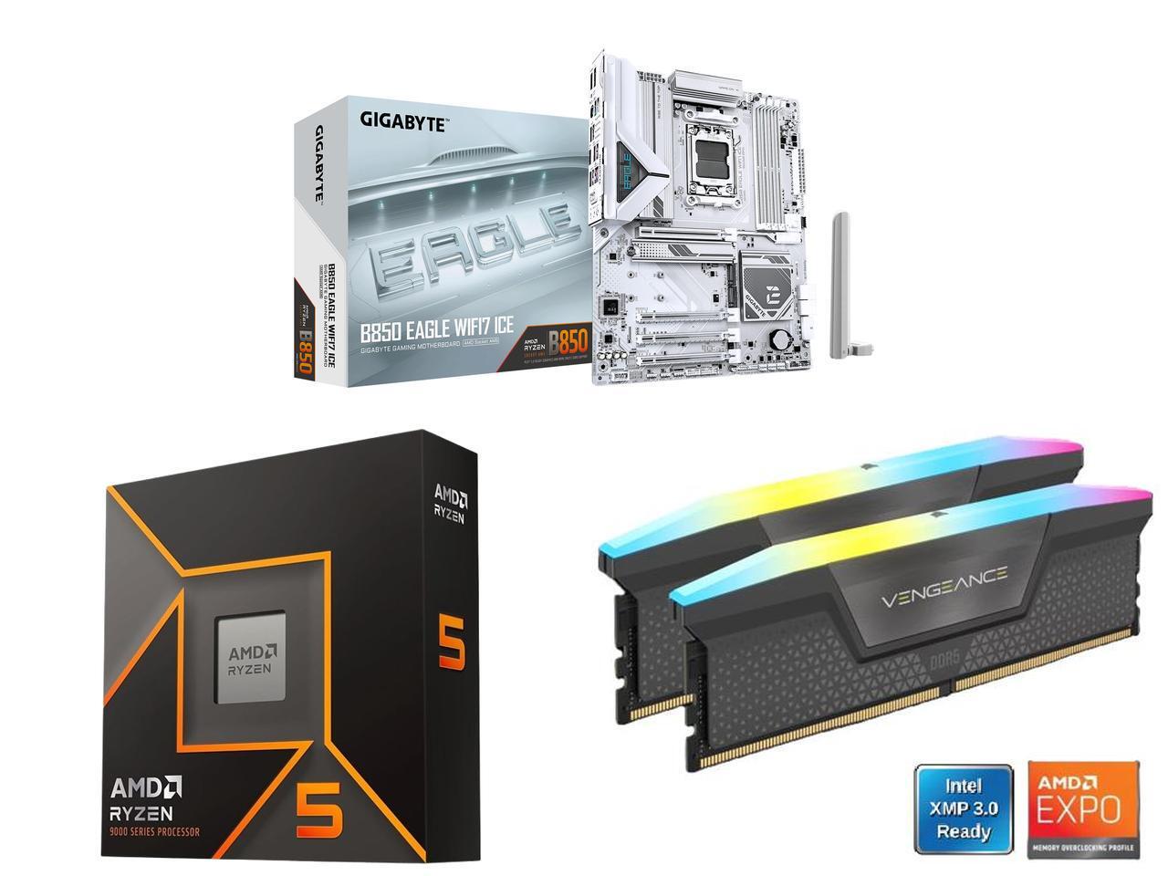 GIGABYTE B850 EAGLE WIFI7 ICE  - Corsair Ram Vengeance 16Gb 评论和价格
