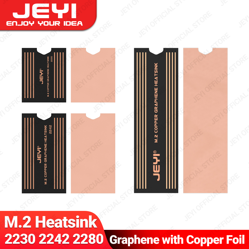 JEYI Graphene 2280 2242 2230 M - M2 Heatsink Cooler 评论和价格