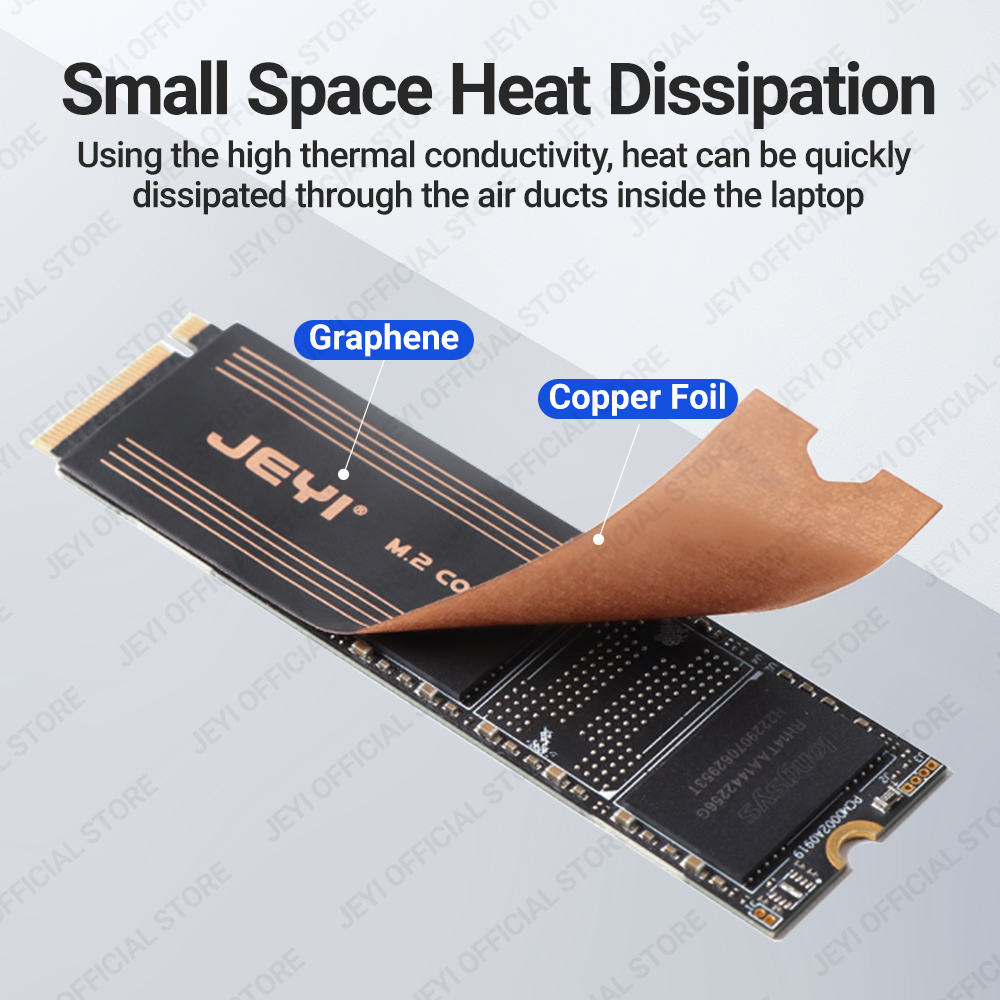 JEYI Graphene 2280 2242 2230 M - M2 Heatsink Cooler 评论和价格
