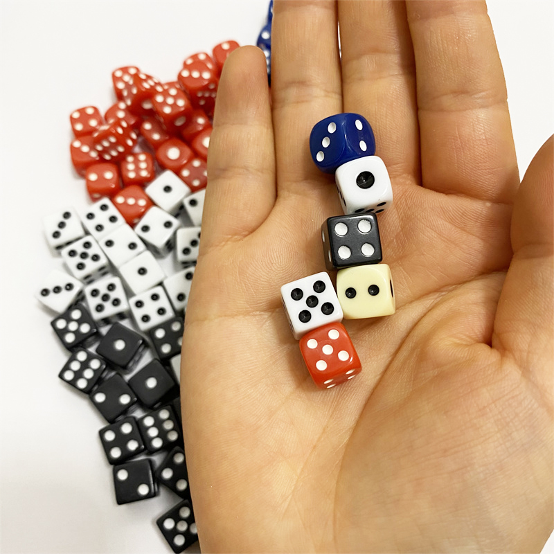 50 Piece 10mm Acrylic Square P - Gaming Accessories White 评论和价格
