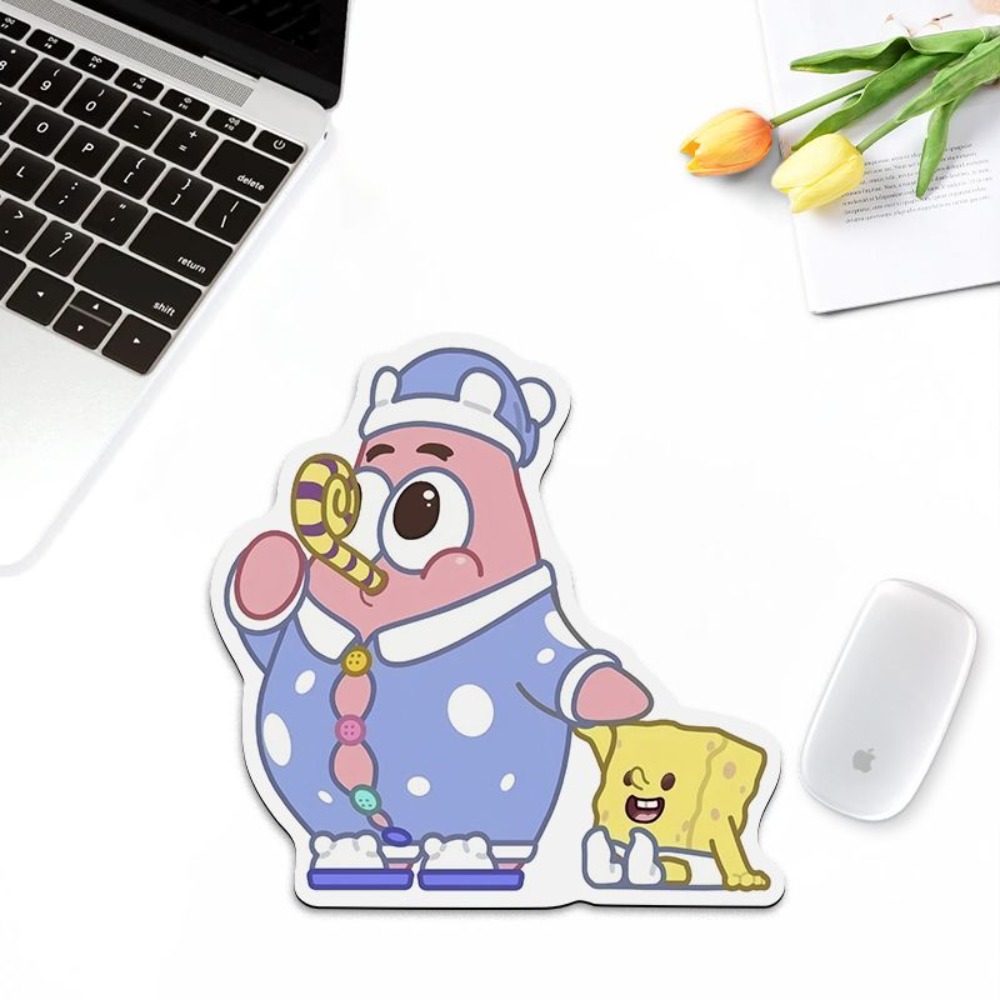 Cute SpongeBob Shaped Mouse Pa - Gaming Accessories Girly 评论和价格