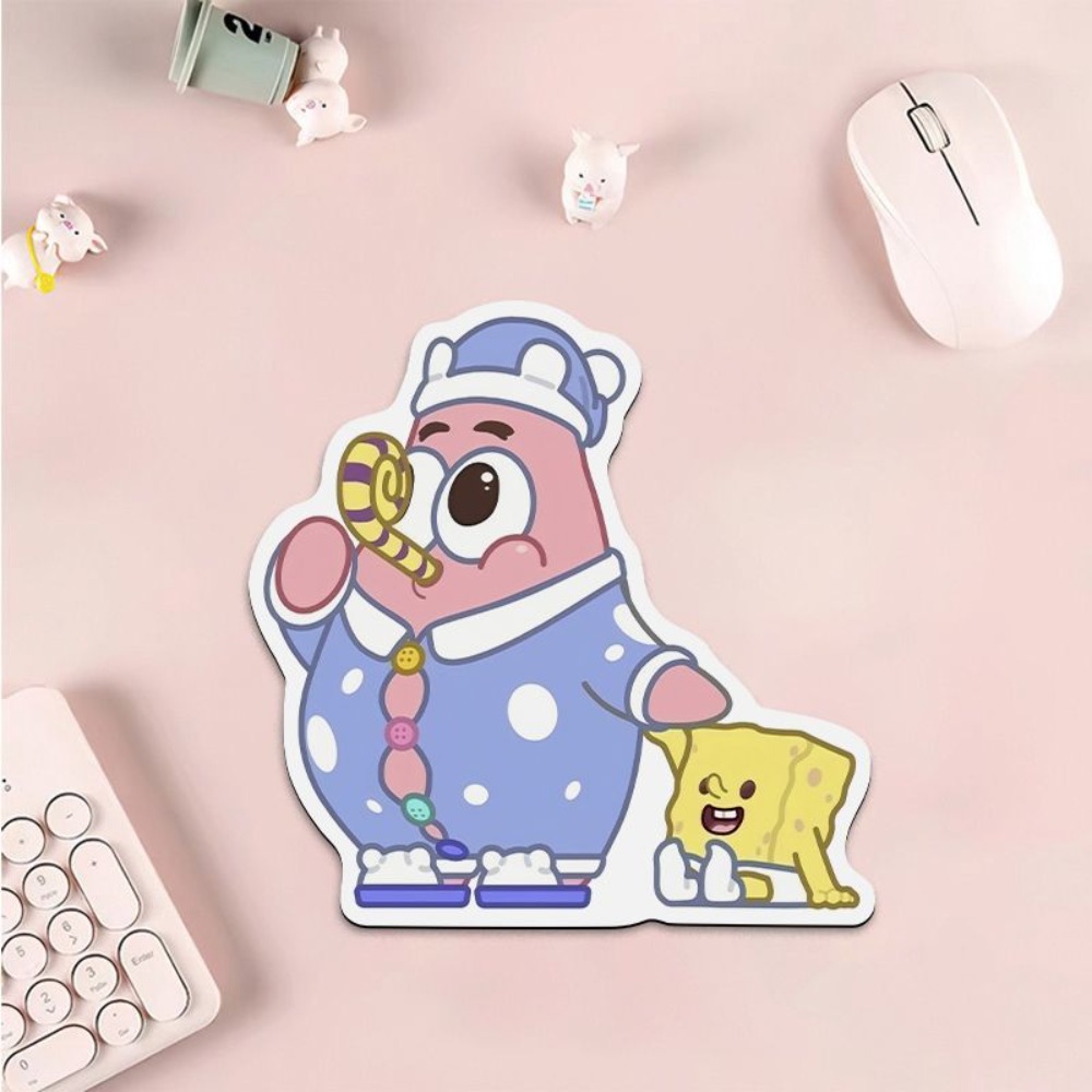 Cute SpongeBob Shaped Mouse Pa - Gaming Accessories Girly 评论和价格