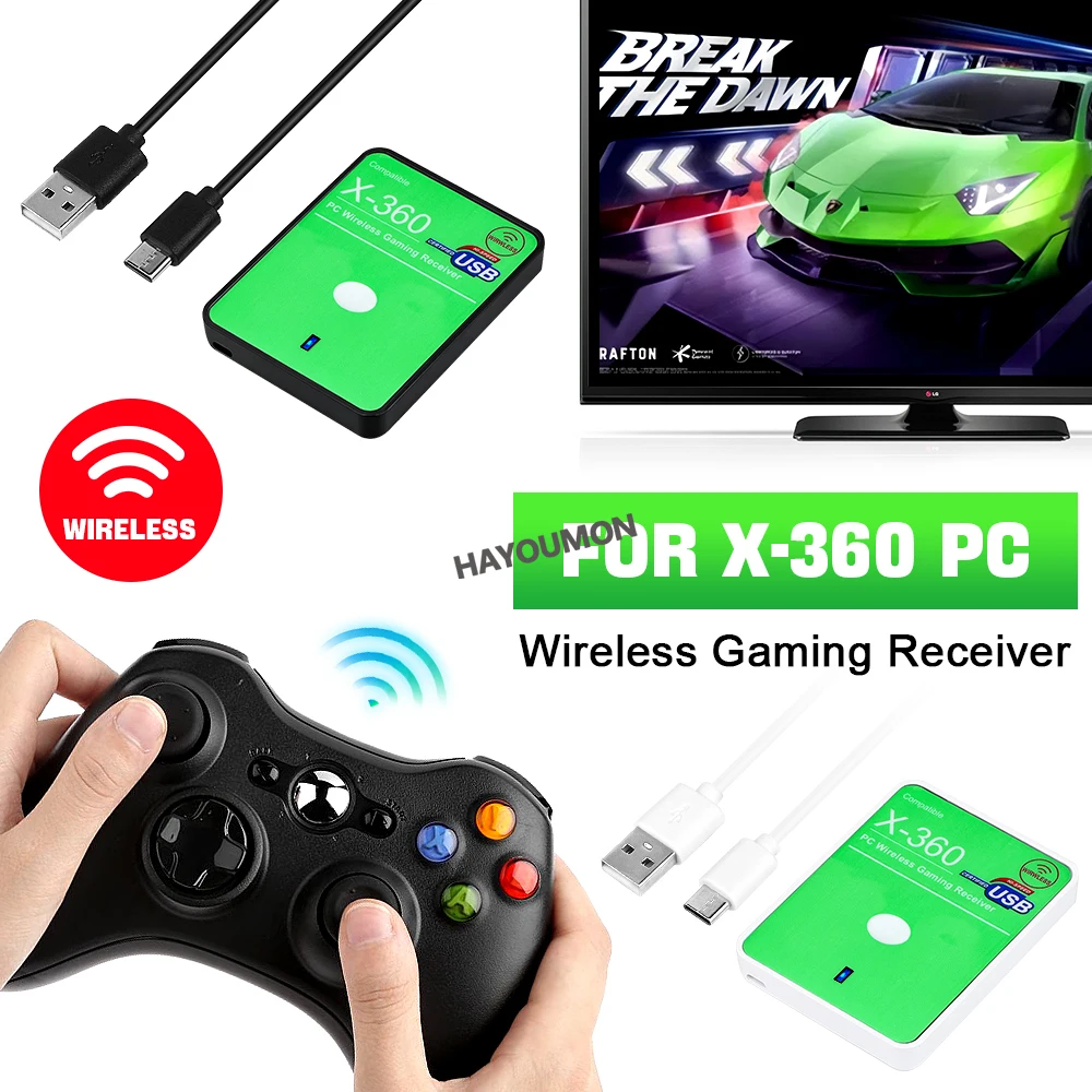 New Wireless Gaming Receiver f - Gaming Controllers Xbox Accessories 评论和价格