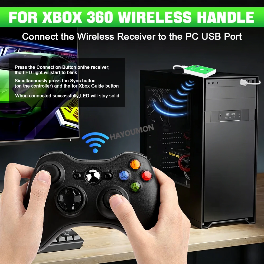 New Wireless Gaming Receiver f - Gaming Controllers Xbox Accessories 评论和价格