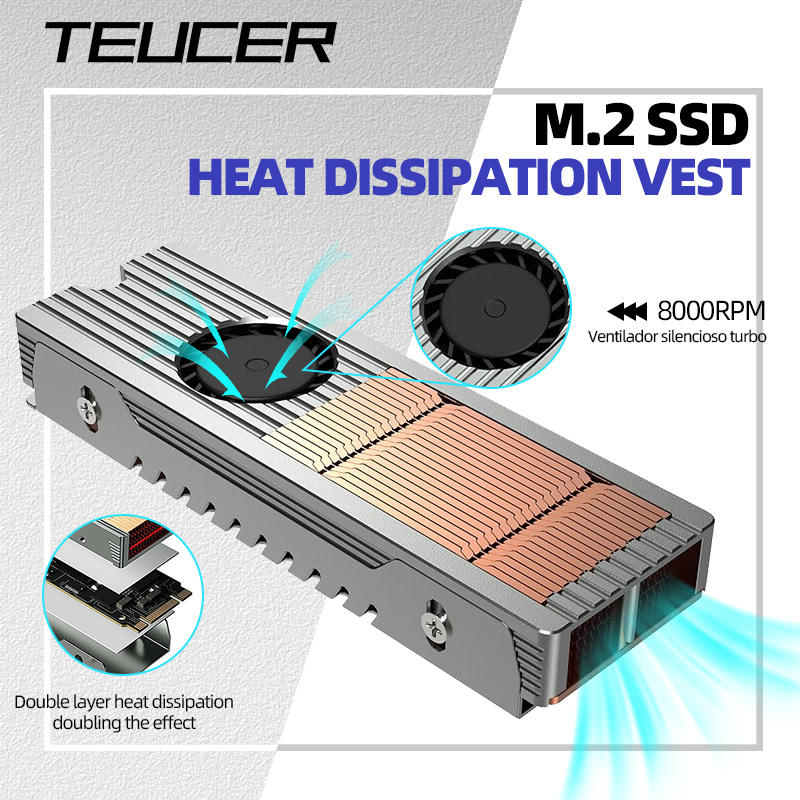 Teucer M.2 NVME SSD Heat Sink  - M2 Heatsink Cooler 评论和价格