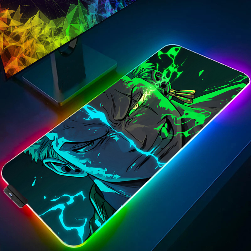 ONE PIECE Zoro Mouse Pad RGB G - Gaming Accessories Cheap 评论和价格