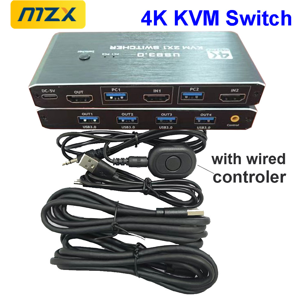 KVM Switch 4K 60Hz Switcher US - Gaming Equipment Accessories 评论和价格