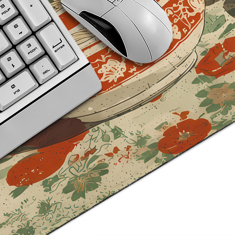 Mouse Pad Japanese Black Cat F - Gaming Accessories On Sale 评论和价格