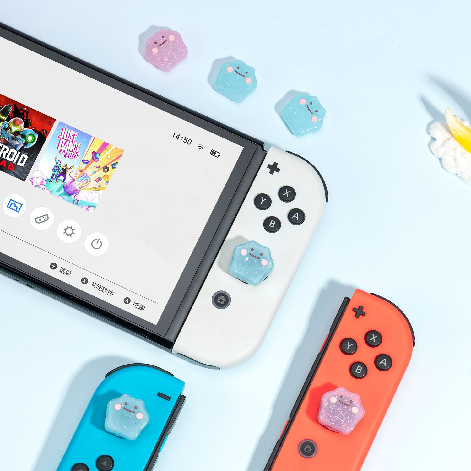 Silicone Rubber Thumb Stick Gr - Gaming Accessories Girly 评论和价格