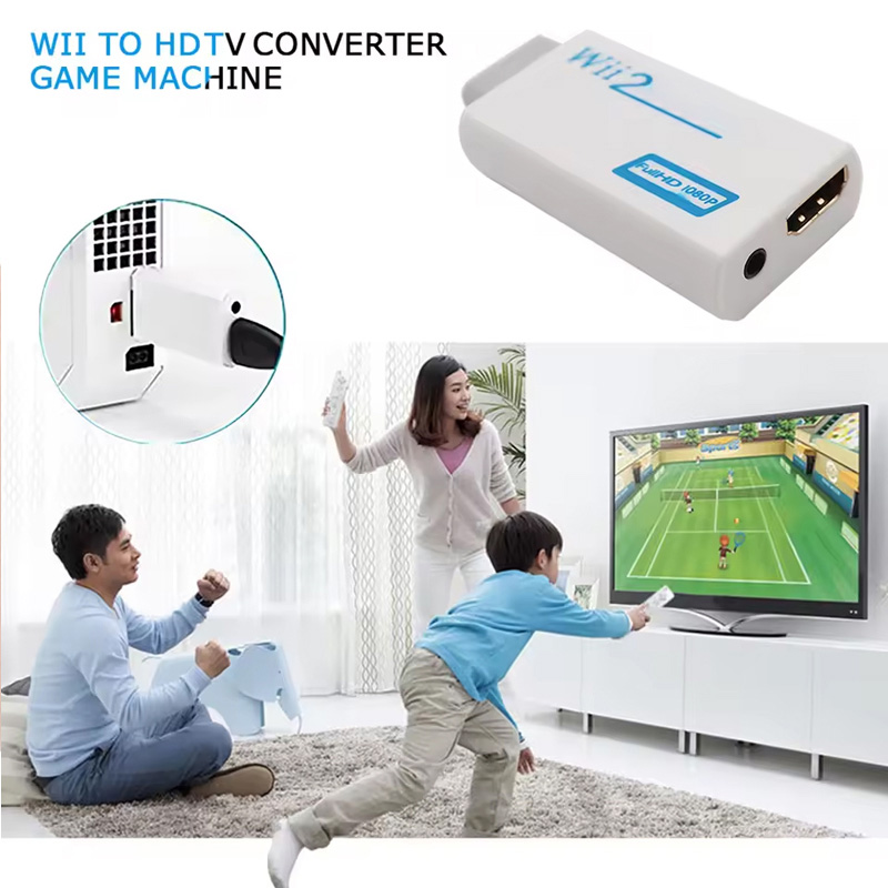 Full HD HDMI-Compatible Adapte - Gaming Accessories White 评论和价格
