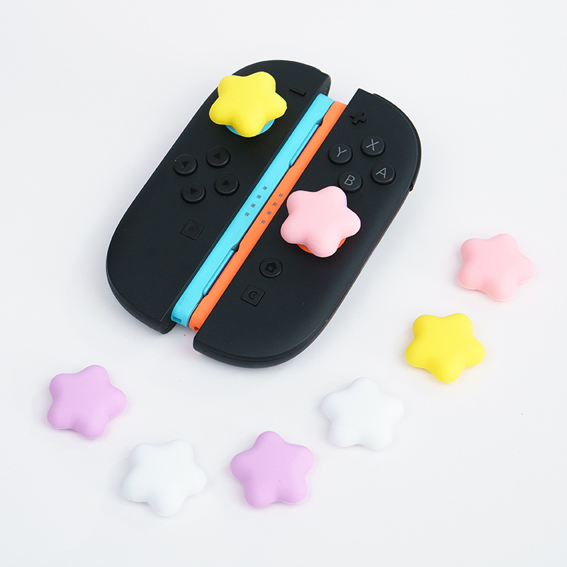 Star-Shaped Silicone Thumb Gri - Gaming Accessories Girly 评论和价格