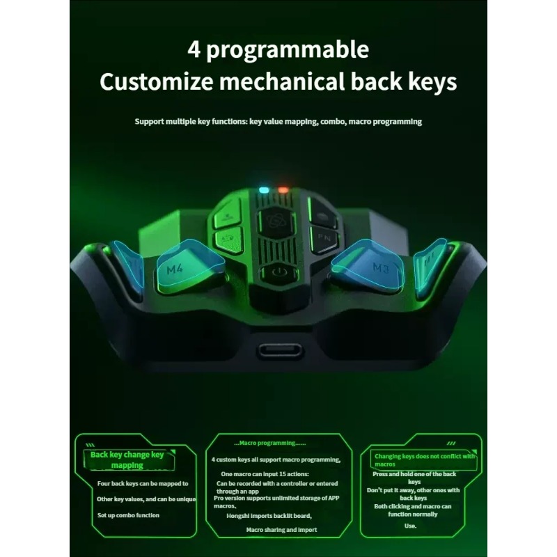 Back Key Wireless Receiver for - Gaming Controllers Xbox Accessories 评论和价格