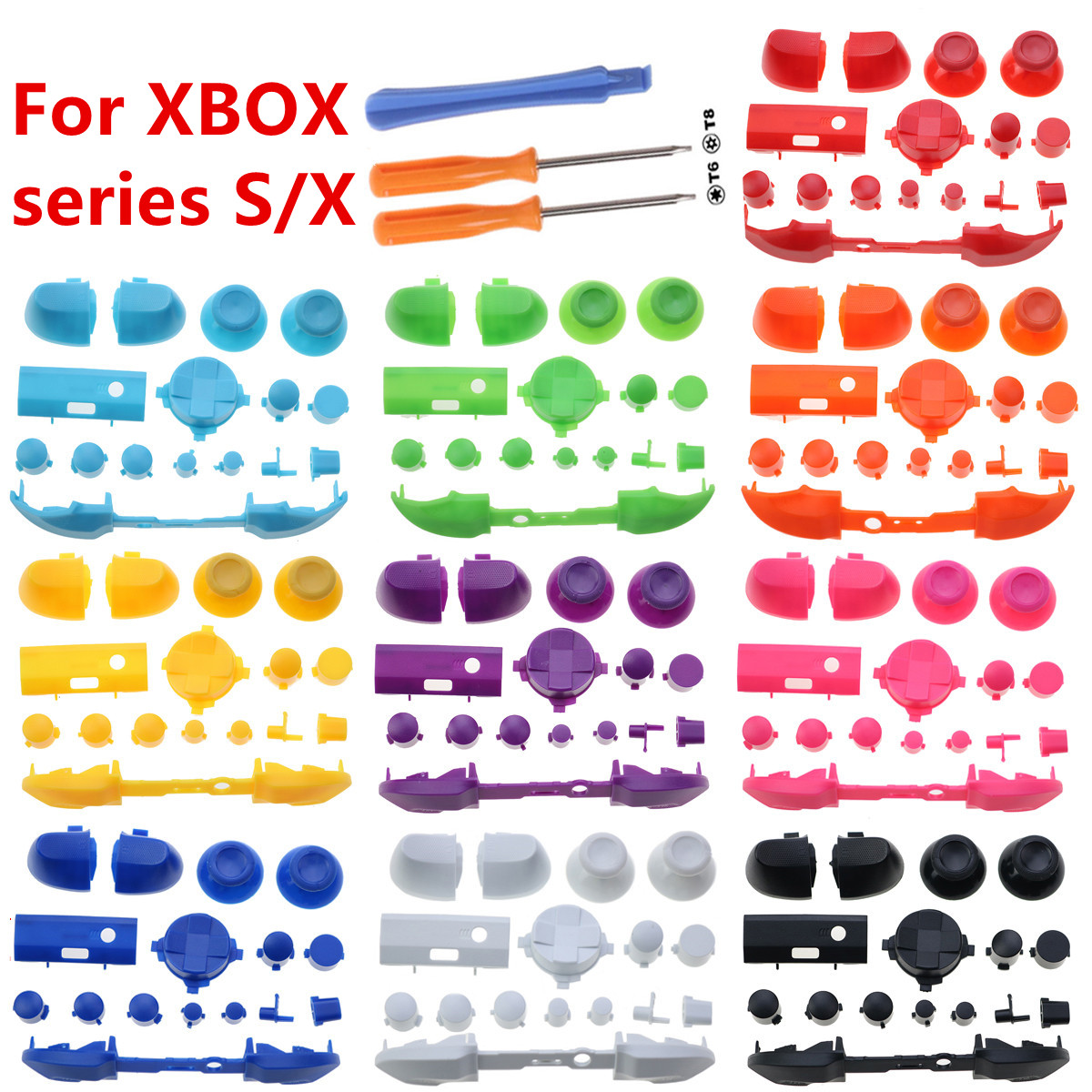 Custom Keys Full Set Buttons R - Gaming Controllers Xbox Accessories 评论和价格