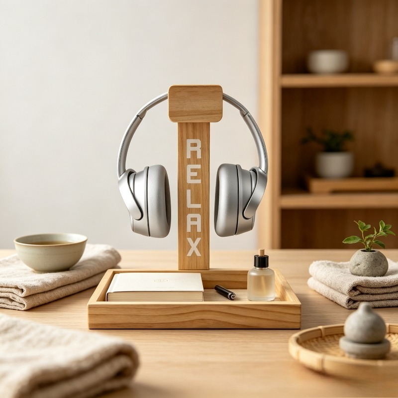 Wooden Gaming Headset Stand, D - Gaming Accessories Rack 评论和价格