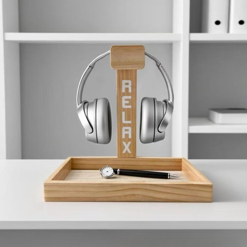 Wooden Gaming Headset Stand, D - Gaming Accessories Rack 评论和价格