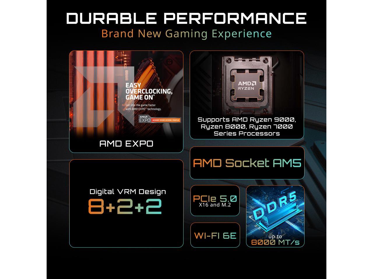 GIGABYTE B650E EAGLE WIFI6E AM - Corsair Ram Vengeance 16Gb 评论和价格