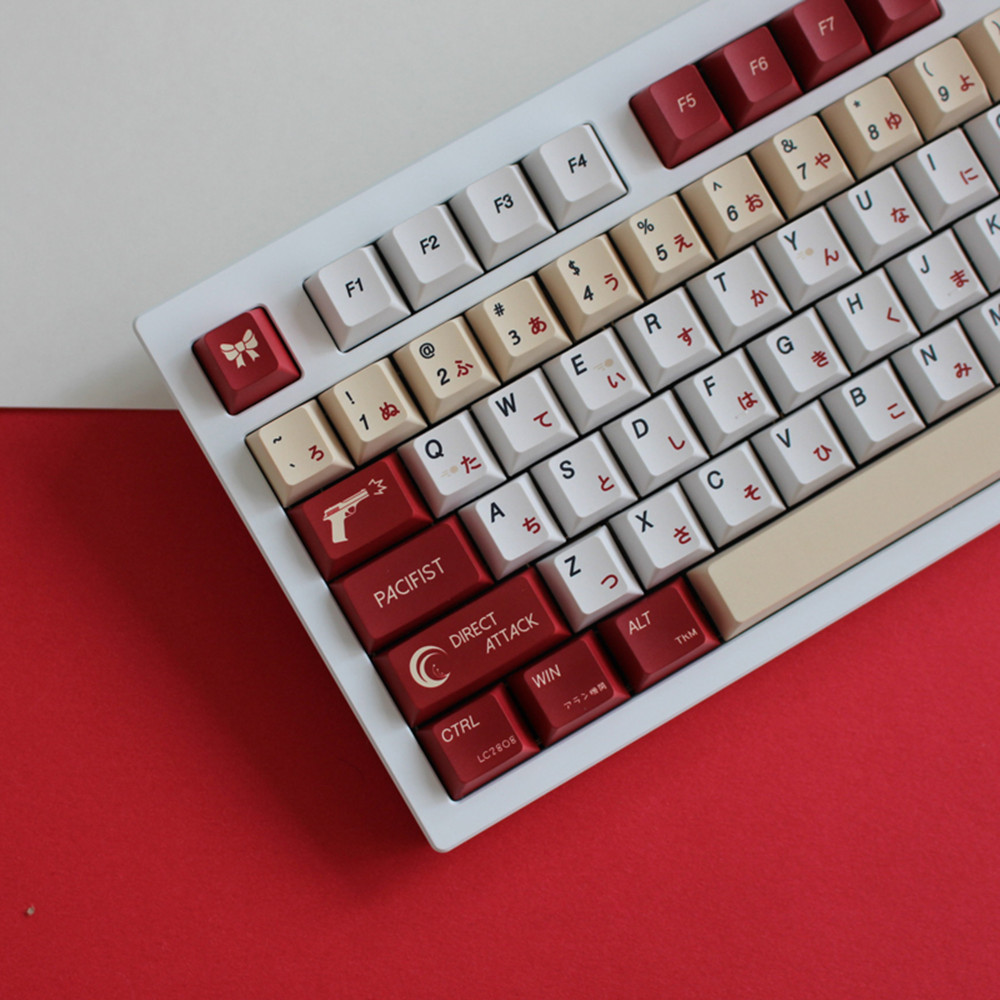 Lycoris Recoil Anime PBT Keyca - Gaming Accessories White 评论和价格