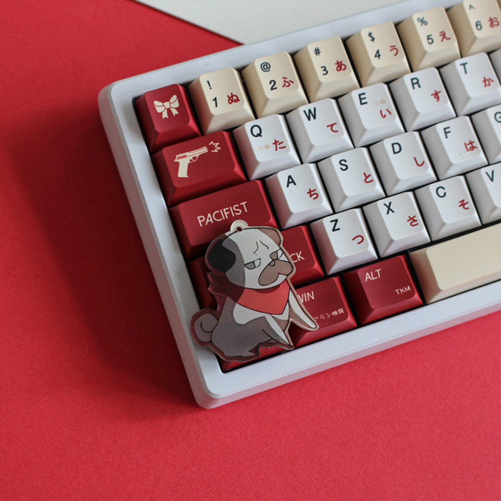 Lycoris Recoil Anime PBT Keyca - Gaming Accessories White 评论和价格